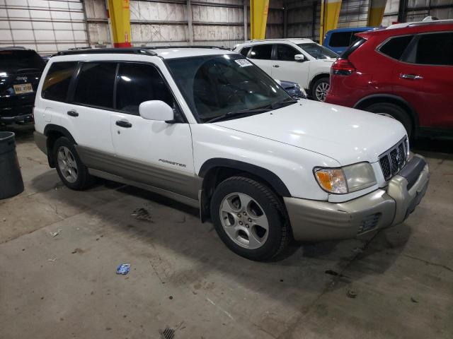 JF1SF65551H722586 - 2001 SUBARU FORESTER S WHITE photo 4