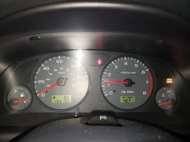 JF1SF65551H722586 - 2001 SUBARU FORESTER S WHITE photo 9