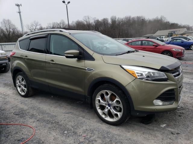 1FMCU9J90DUC30733 - 2013 FORD ESCAPE TITANIUM GREEN photo 4