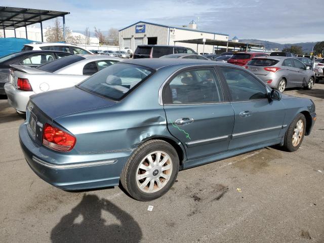 KMHWF35H15A135770 - 2005 HYUNDAI SONATA GLS TEAL photo 3