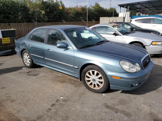 KMHWF35H15A135770 - 2005 HYUNDAI SONATA GLS TEAL photo 4