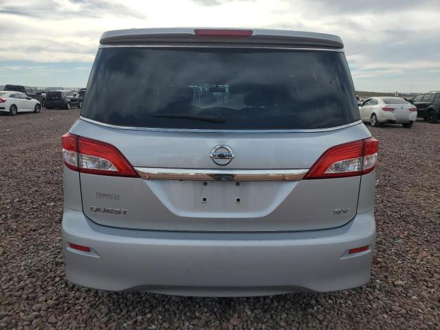 JN8AE2KP8F9123131 - 2015 NISSAN QUEST S SILVER photo 6