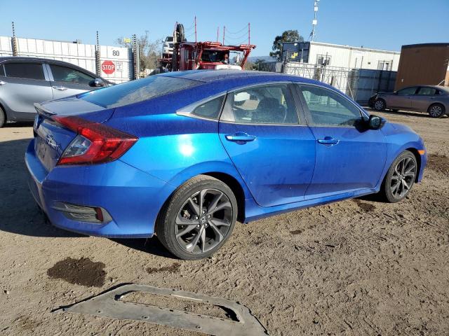 19XFC2F89KE204123 - 2019 HONDA CIVIC SPORT BLUE photo 3