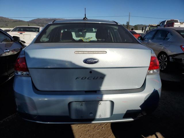 1FAHP34N18W102914 - 2008 FORD FOCUS S/SE BLUE photo 6