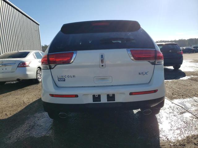 2LMDJ6JK6DBL48620 - 2013 LINCOLN MKX WHITE photo 6