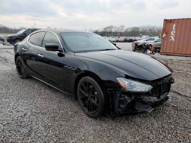 ZAM57XSA7F1141419 - 2015 MASERATI GHIBLI BLACK photo 4