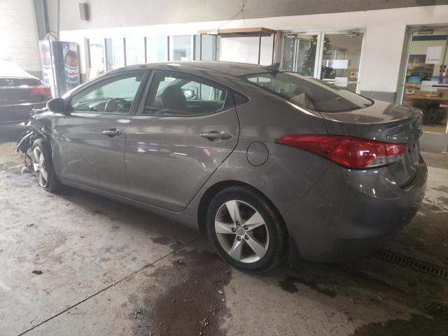 5NPDH4AE0DH293676 - 2013 HYUNDAI ELANTRA GLS GRAY photo 2