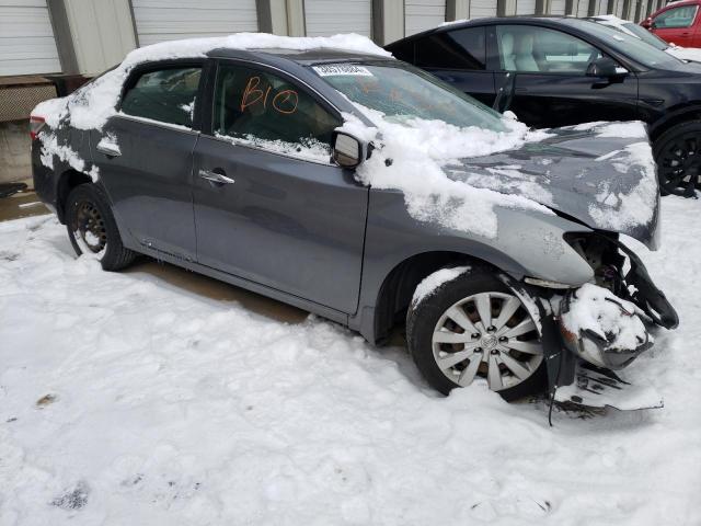 3N1AB7AP2FY368099 - 2015 NISSAN SENTRA S GRAY photo 4