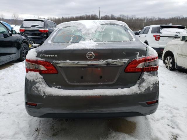 3N1AB7AP2FY368099 - 2015 NISSAN SENTRA S GRAY photo 6