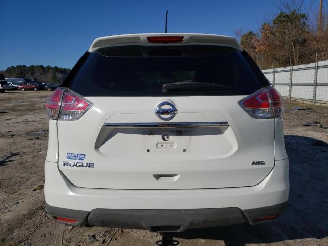 5N1AT2MV9FC884441 - 2015 NISSAN ROGUE S WHITE photo 6