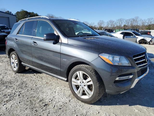 4JGDA5HBXCA076109 - 2012 MERCEDES-BENZ ML 350 4MATIC BLUE photo 4