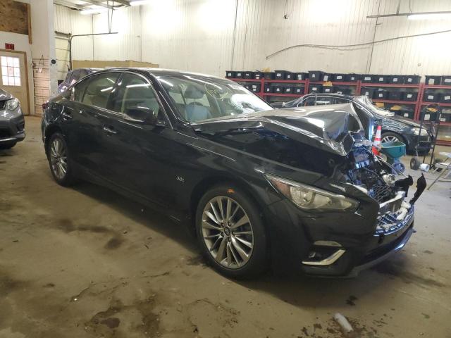 JN1EV7AR4JM430351 - 2018 INFINITI Q50 LUXE BLACK photo 4