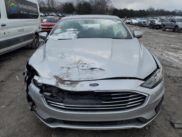 3FA6P0G79KR166566 - 2019 FORD FUSION S SILVER photo 5