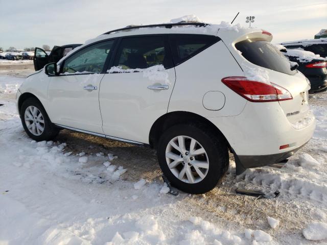 JN8AZ1MW4EW517907 - 2014 NISSAN MURANO S WHITE photo 2