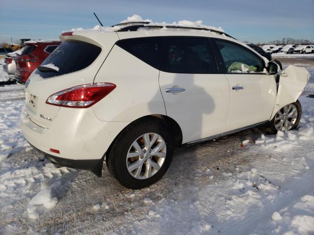 JN8AZ1MW4EW517907 - 2014 NISSAN MURANO S WHITE photo 3