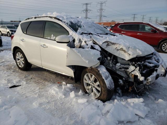 JN8AZ1MW4EW517907 - 2014 NISSAN MURANO S WHITE photo 4