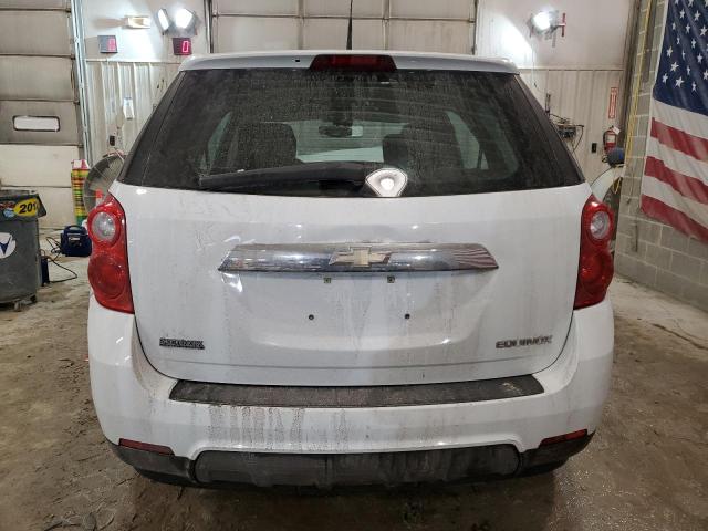 2GNALBEC1B1300395 - 2011 CHEVROLET EQUINOX LS WHITE photo 6