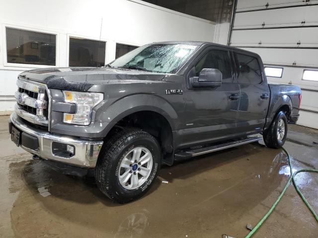 1FTEW1EP0FFC33351 - 2015 FORD F150 SUPERCREW GRAY photo 1