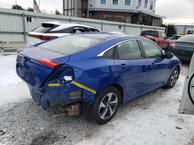 2HGFC2F65MH503647 - 2021 HONDA CIVIC LX BLUE photo 3