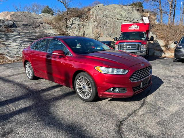 3FA6P0H93ER381557 - 2014 FORD FUSION SE RED photo 1