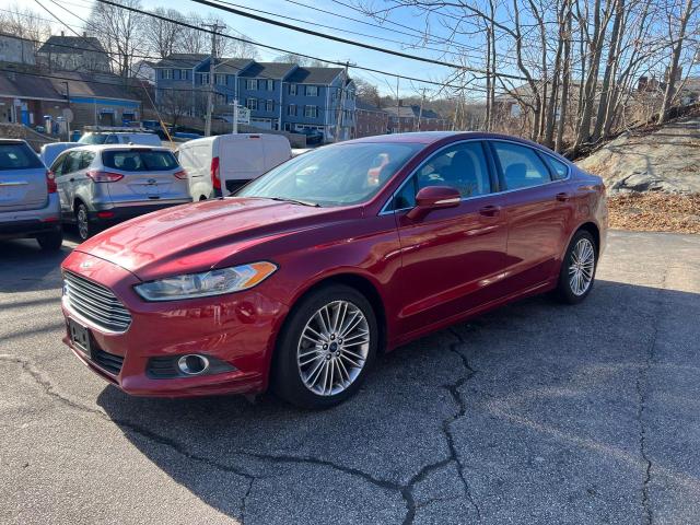 3FA6P0H93ER381557 - 2014 FORD FUSION SE RED photo 2