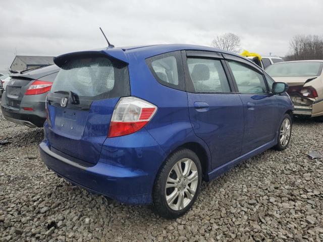 JHMGE8H4XAS013526 - 2010 HONDA FIT SPORT BLUE photo 3