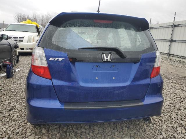 JHMGE8H4XAS013526 - 2010 HONDA FIT SPORT BLUE photo 6