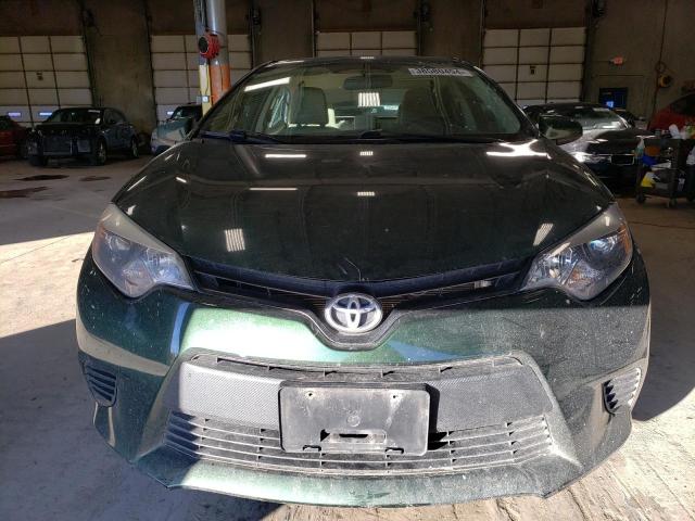 5YFBURHE4EP079140 - 2014 TOYOTA COROLLA L GREEN photo 5