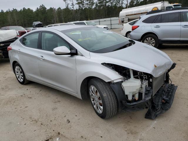 KMHDH4AE5CU361910 - 2012 HYUNDAI ELANTRA GLS SILVER photo 4