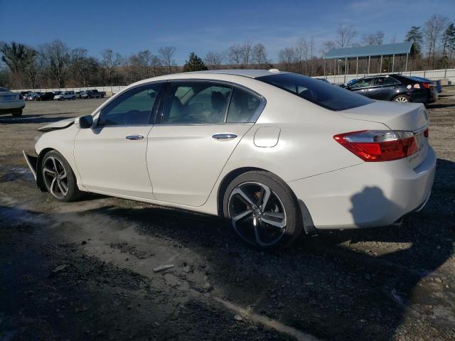 1HGCR3F86FA006455 - 2015 HONDA ACCORD EXL WHITE photo 2