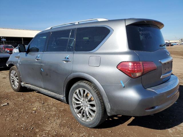 JN8AZ2NF1F9574148 - 2015 INFINITI QX80 GRAY photo 2