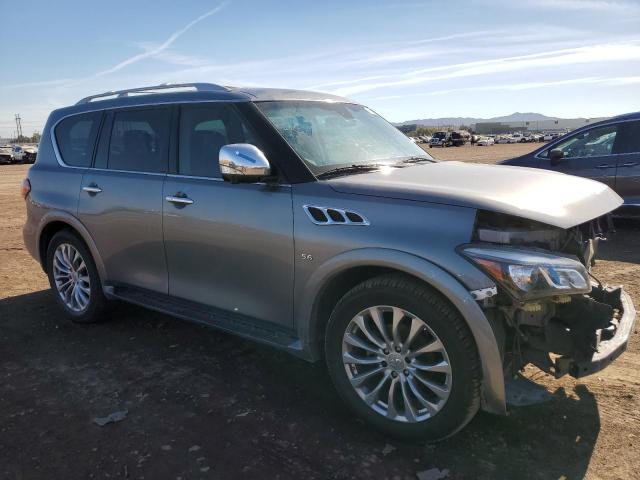 JN8AZ2NF1F9574148 - 2015 INFINITI QX80 GRAY photo 4