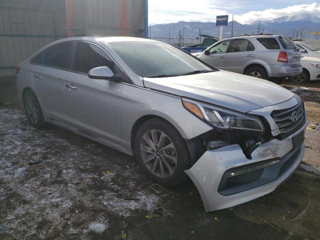 5NPE34AF1GH394239 - 2016 HYUNDAI SONATA SPORT SILVER photo 4