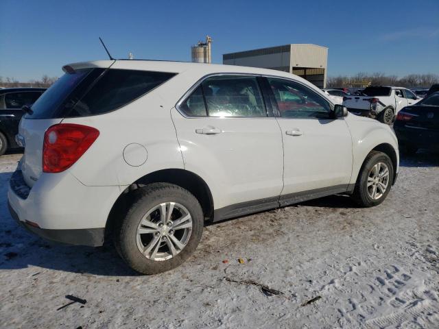 1GNALAEK9EZ105030 - 2014 CHEVROLET EQUINOX LS WHITE photo 3