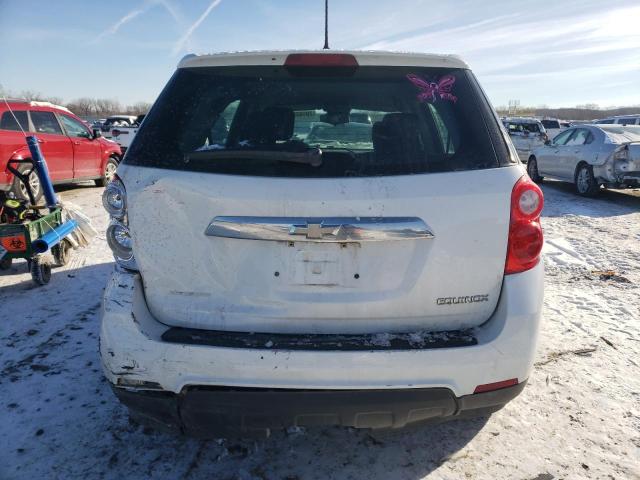 1GNALAEK9EZ105030 - 2014 CHEVROLET EQUINOX LS WHITE photo 6