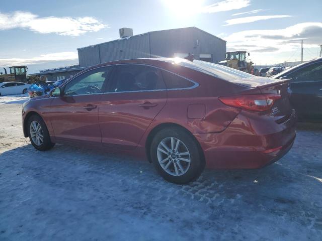 5NPE24AF3GH263641 - 2016 HYUNDAI SONATA SE RED photo 2