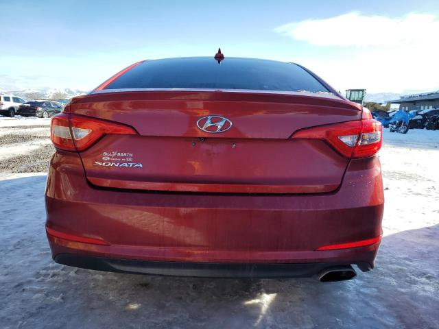 5NPE24AF3GH263641 - 2016 HYUNDAI SONATA SE RED photo 6