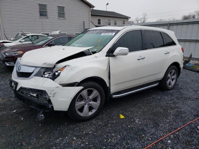 2HNYD2H49DH512135 - 2013 ACURA MDX TECHNOLOGY WHITE photo 1