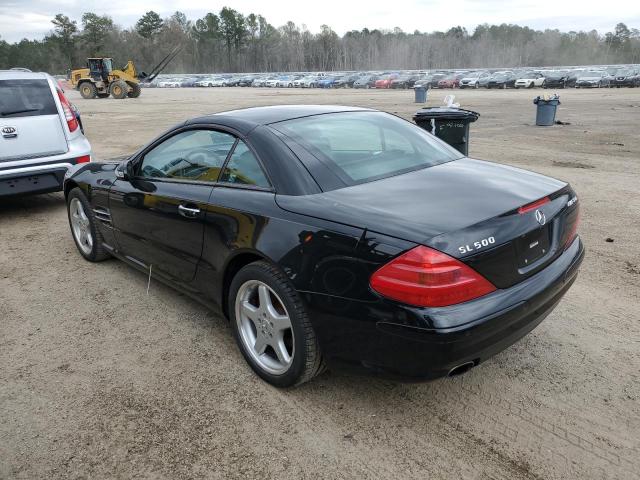 WDBSK75FX3F015016 - 2003 MERCEDES-BENZ SL 500R BLACK photo 2