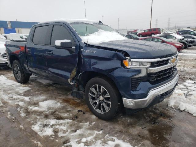 3GCPDKEK3NG656754 - 2022 CHEVROLET SILVERADO K1500 LT-L BLUE photo 4