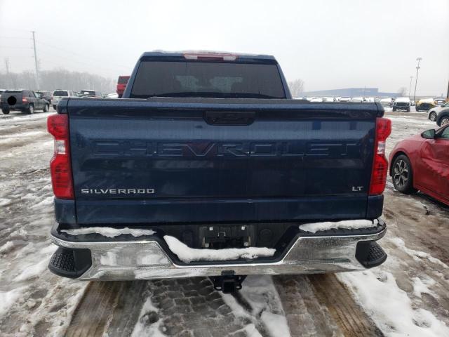 3GCPDKEK3NG656754 - 2022 CHEVROLET SILVERADO K1500 LT-L BLUE photo 6