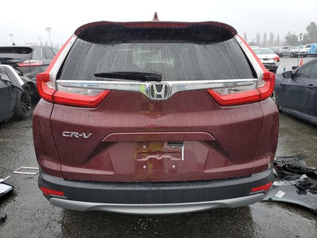 7FARW1H57KE012814 - 2019 HONDA CR-V EX BURGUNDY photo 6