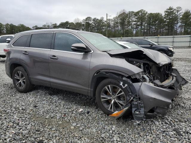 5TDKKRFH9GS156176 - 2016 TOYOTA HIGHLANDER XLE Grafit foto 4