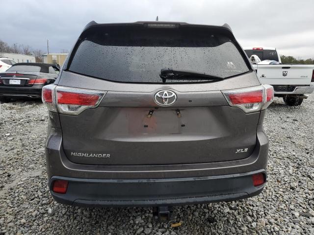 5TDKKRFH9GS156176 - 2016 TOYOTA HIGHLANDER XLE Grafit foto 6