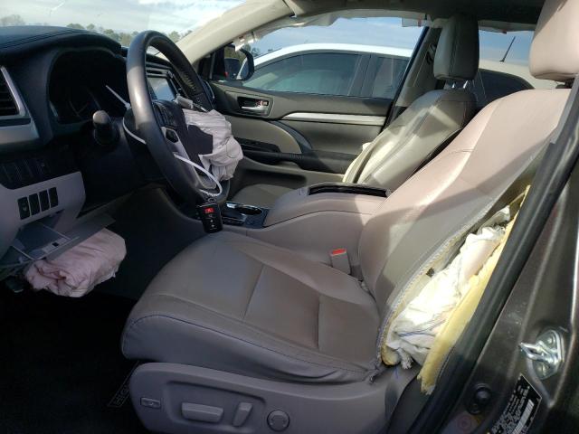 5TDKKRFH9GS156176 - 2016 TOYOTA HIGHLANDER XLE Grafit foto 7