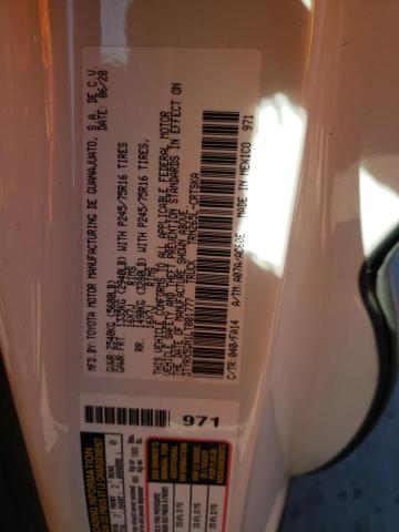 3TYRX5GN1LT001777 - 2020 TOYOTA TACOMA ACCESS CAB Ақ фото 12