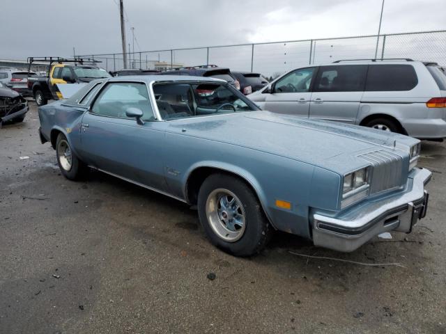 3M57R7G176358 - 1977 OLDSMOBILE CUT SUPREM BLUE photo 4