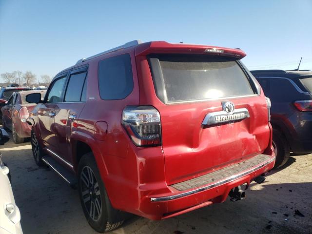 JTEBU5JR4J5565150 - 2018 TOYOTA 4RUNNER SR5/SR5 PREMIUM წითელი ფოტო 2
