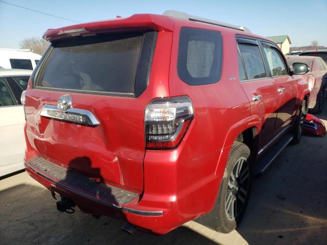 JTEBU5JR4J5565150 - 2018 TOYOTA 4RUNNER SR5/SR5 PREMIUM წითელი ფოტო 3