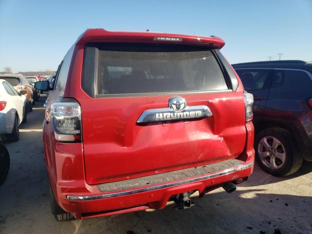 JTEBU5JR4J5565150 - 2018 TOYOTA 4RUNNER SR5/SR5 PREMIUM წითელი ფოტო 6